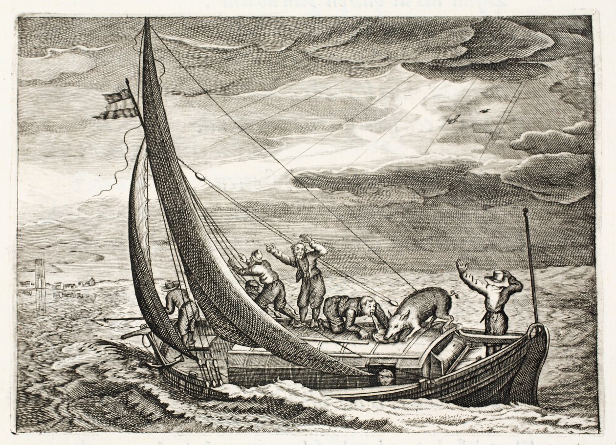 Un homme qui manque de foi, illustration de 