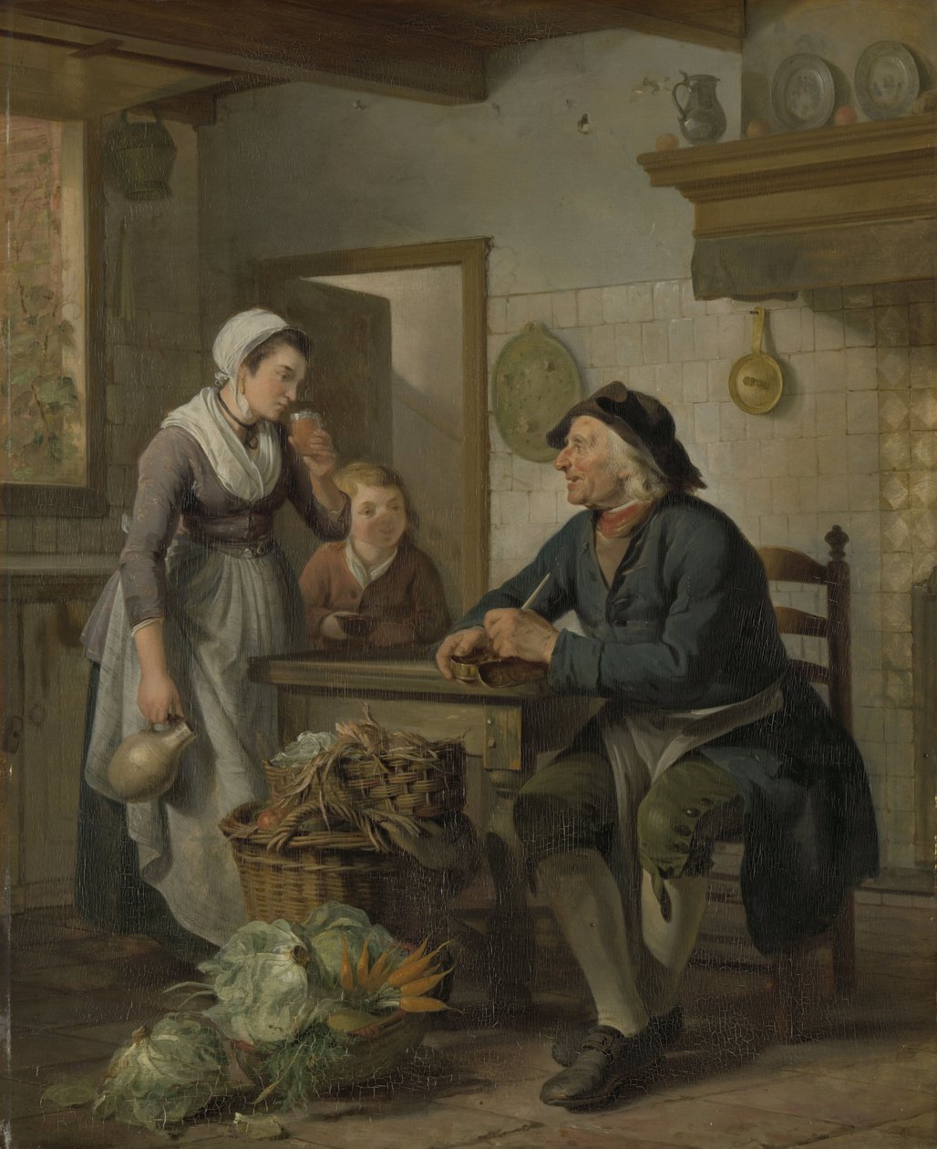 Visite matinale, 1796 - Adriaan de Lelie
