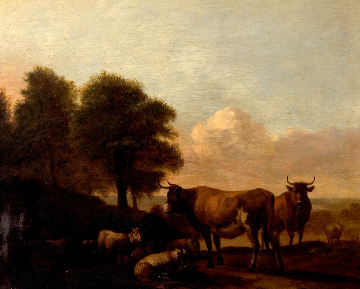 Paysage avec bétail - Adriaen van de Velde