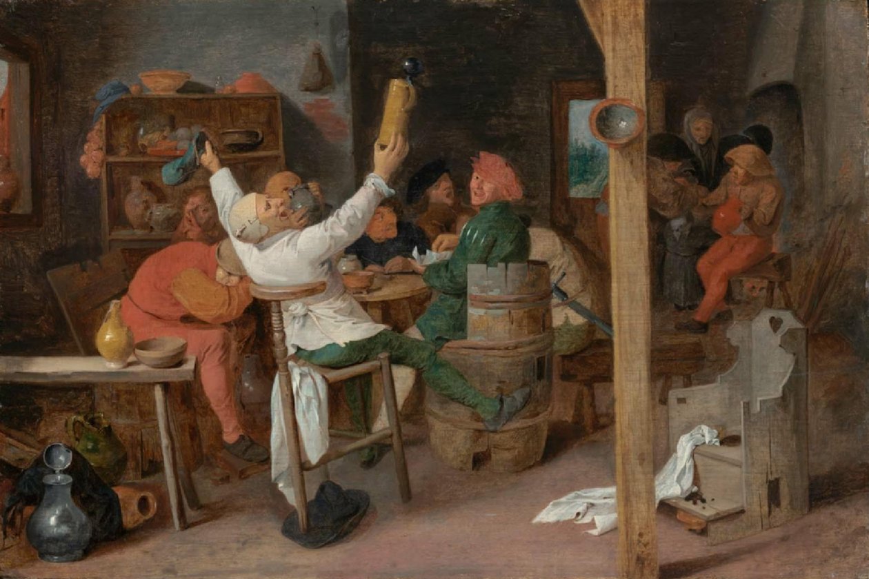 Paysans dans une taverne - Adriaen Brouwer