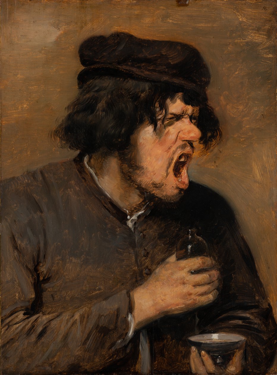 La Potion amère, vers 1636-38 - Adriaen Brouwer