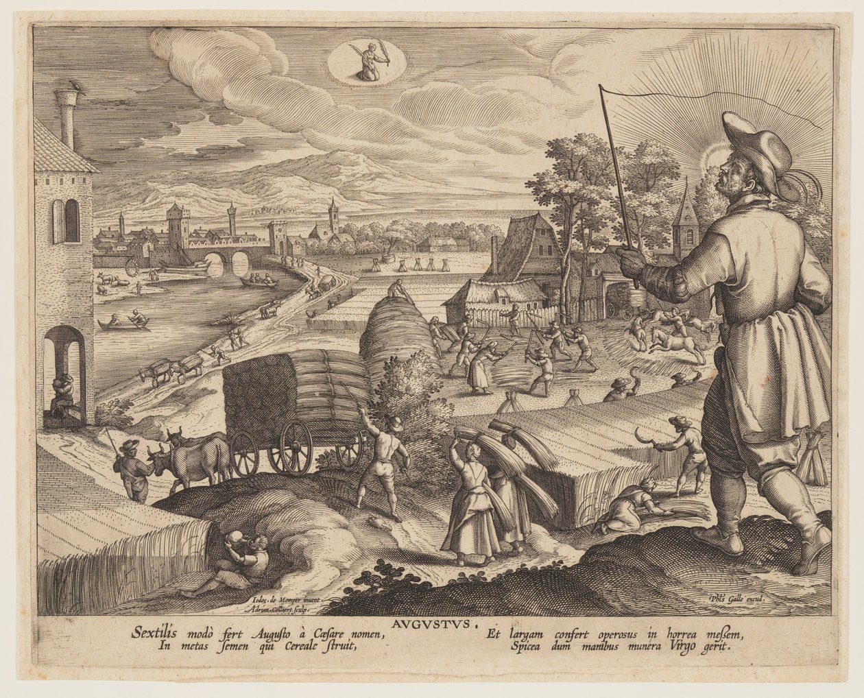 Août, à partir de douze mois - Adriaen Collaert