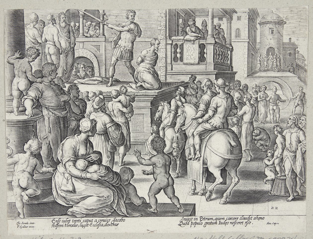 La décapitation de Saint Jacques - Adriaen Collaert