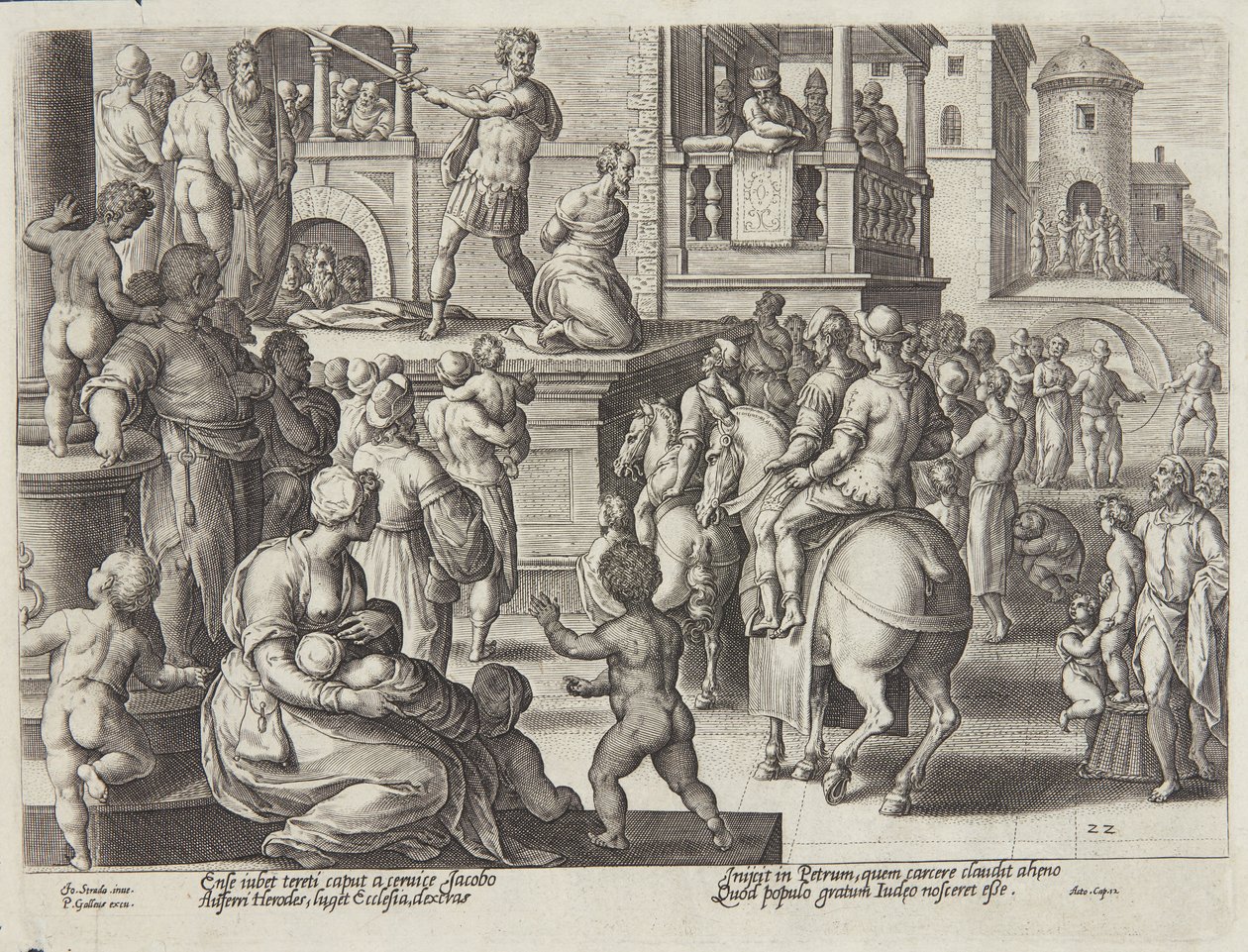 La décapitation de Saint Jacques - Adriaen Collaert