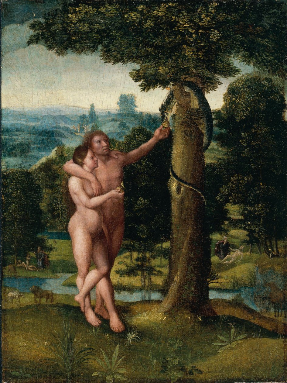 Adam et Eve - Adriaen Isenbrandt