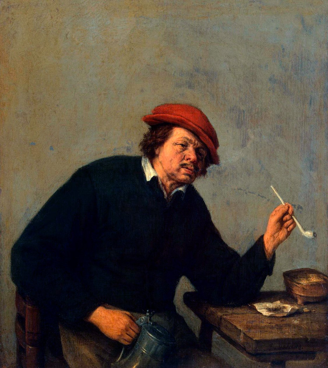 Fumeur, vers 1655 - Adriaen Jansz Ostade van
