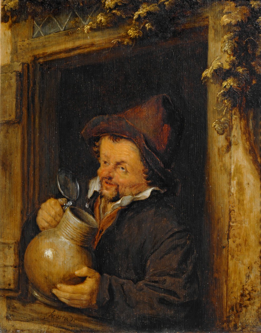 Le Buveur à la fenetre … - Adriaen Jansz. van Ostade