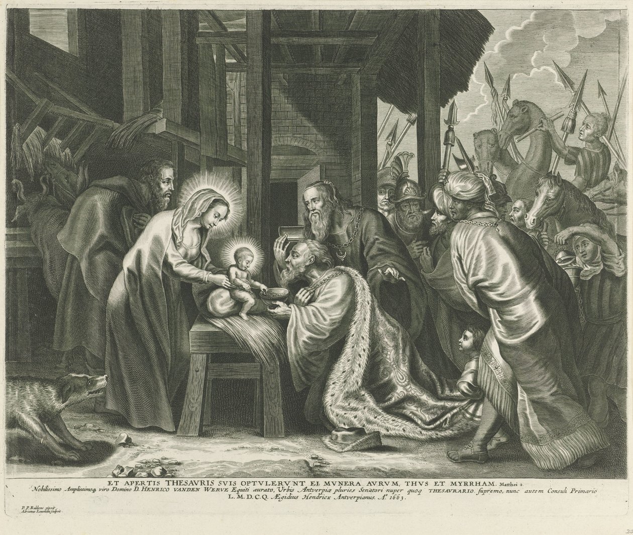 Adoration des mages - Adriaen Lommelin
