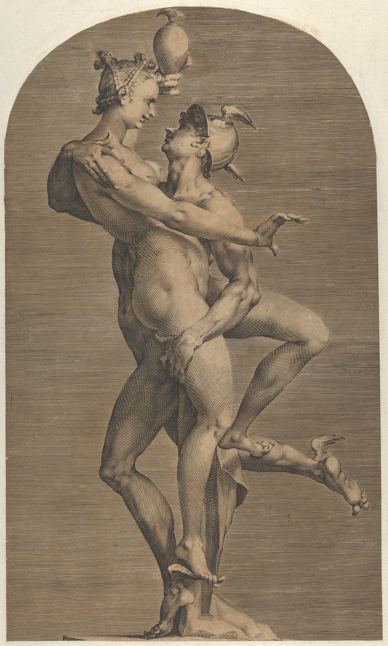 Mercure enlevant Psyché - Adriaen de Vries
