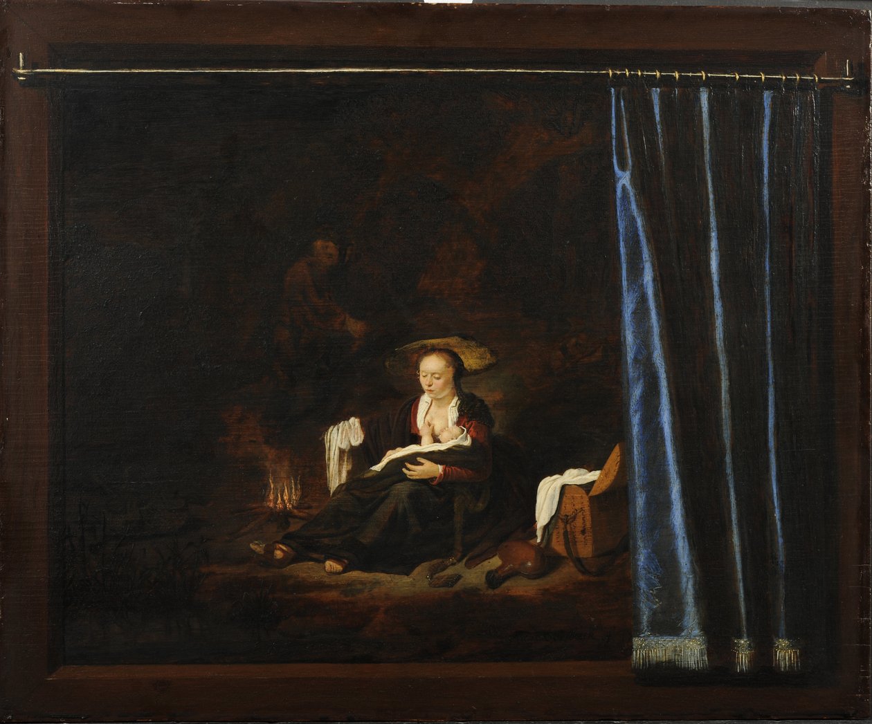 Repos lors de la fuite en Égypte - Adriaen van Gaesbeeck