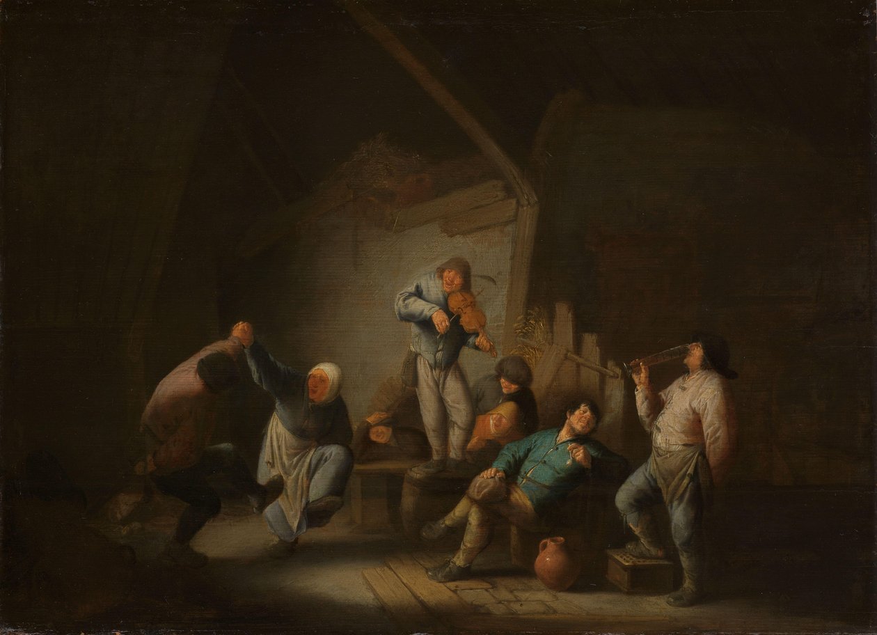 Couple dansant - Adriaen van Ostade
