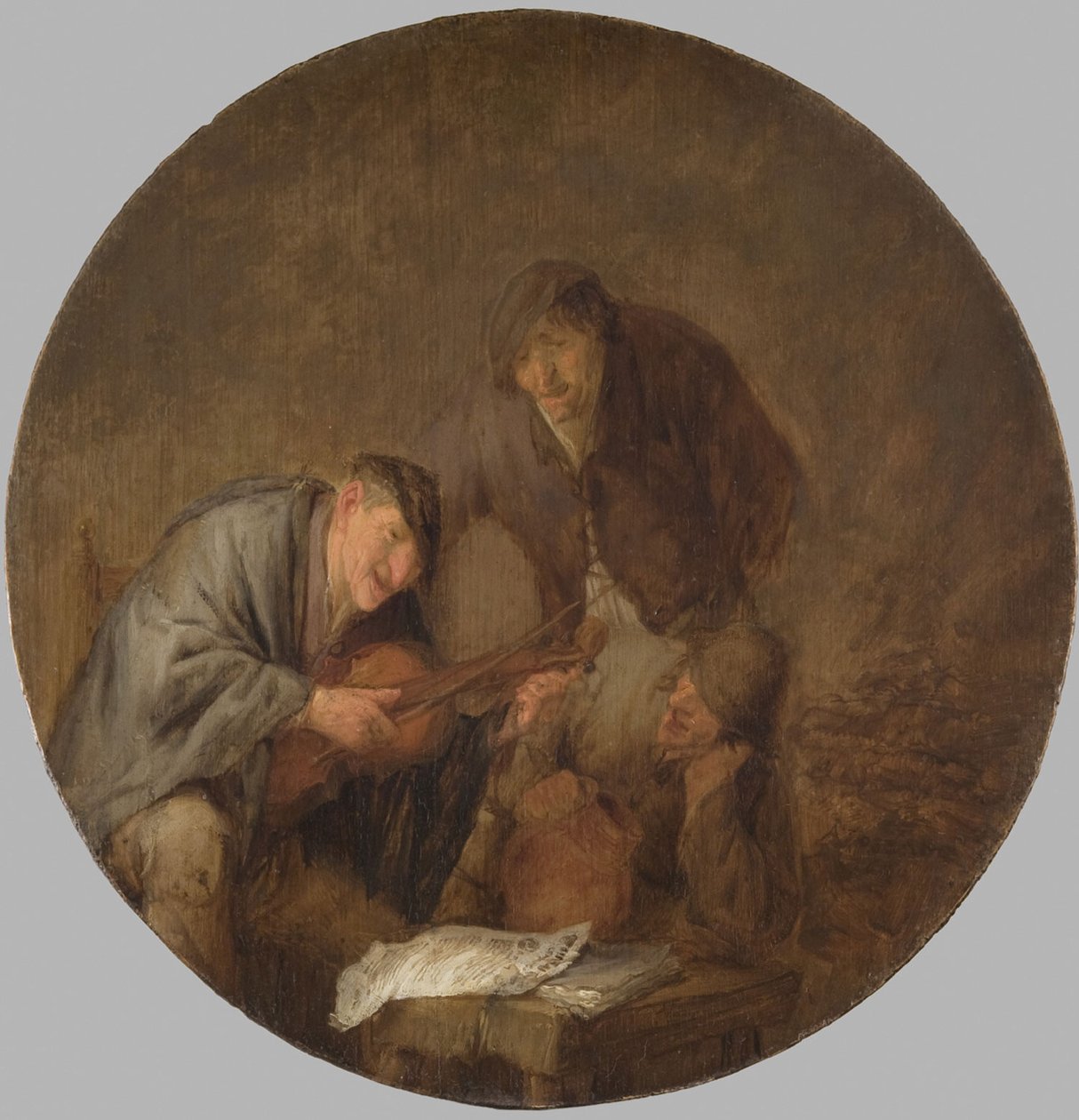 Les paysans font la fête - Adriaen van Ostade