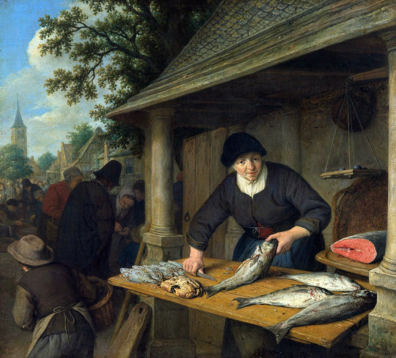 La Poissonnière - Adriaen Jansz. van Ostade