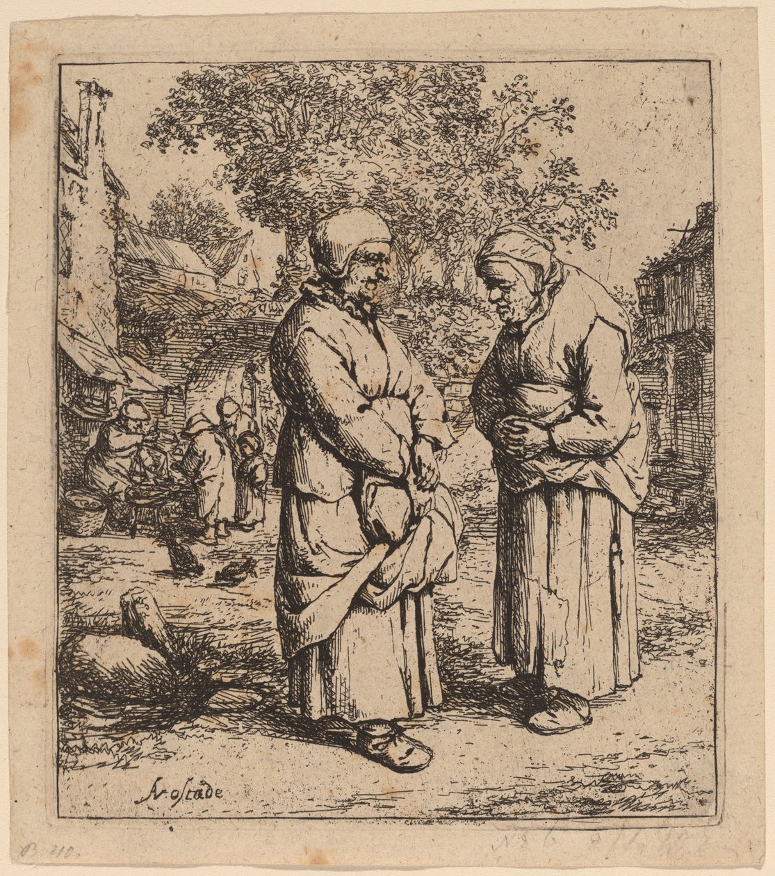 Deux commères - Adriaen van Ostade