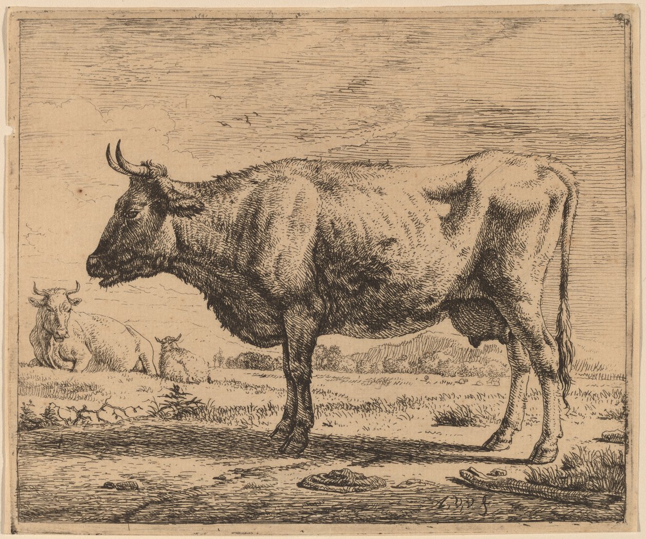Deux Vaches et un Mouton - Adriaen van de Velde