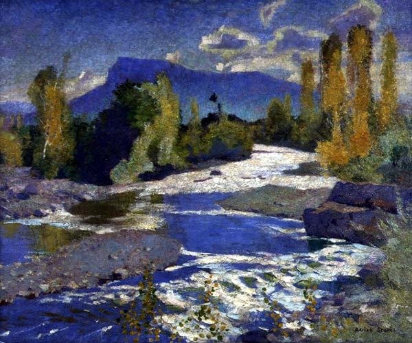 Une Rivière dans le Dauphiné, Après-midi - Adrian Scott Stokes