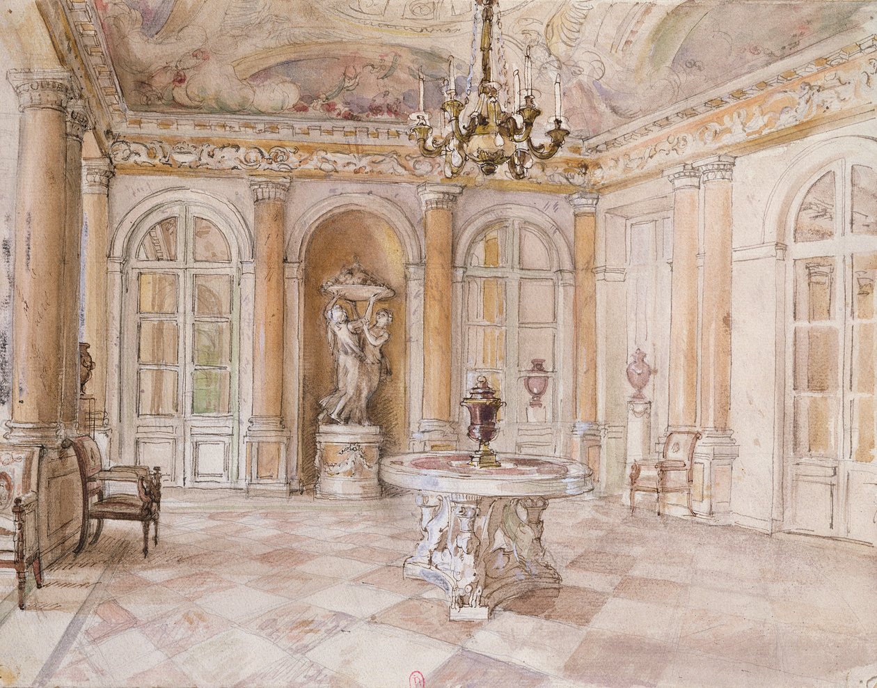 Vue intérieure de l