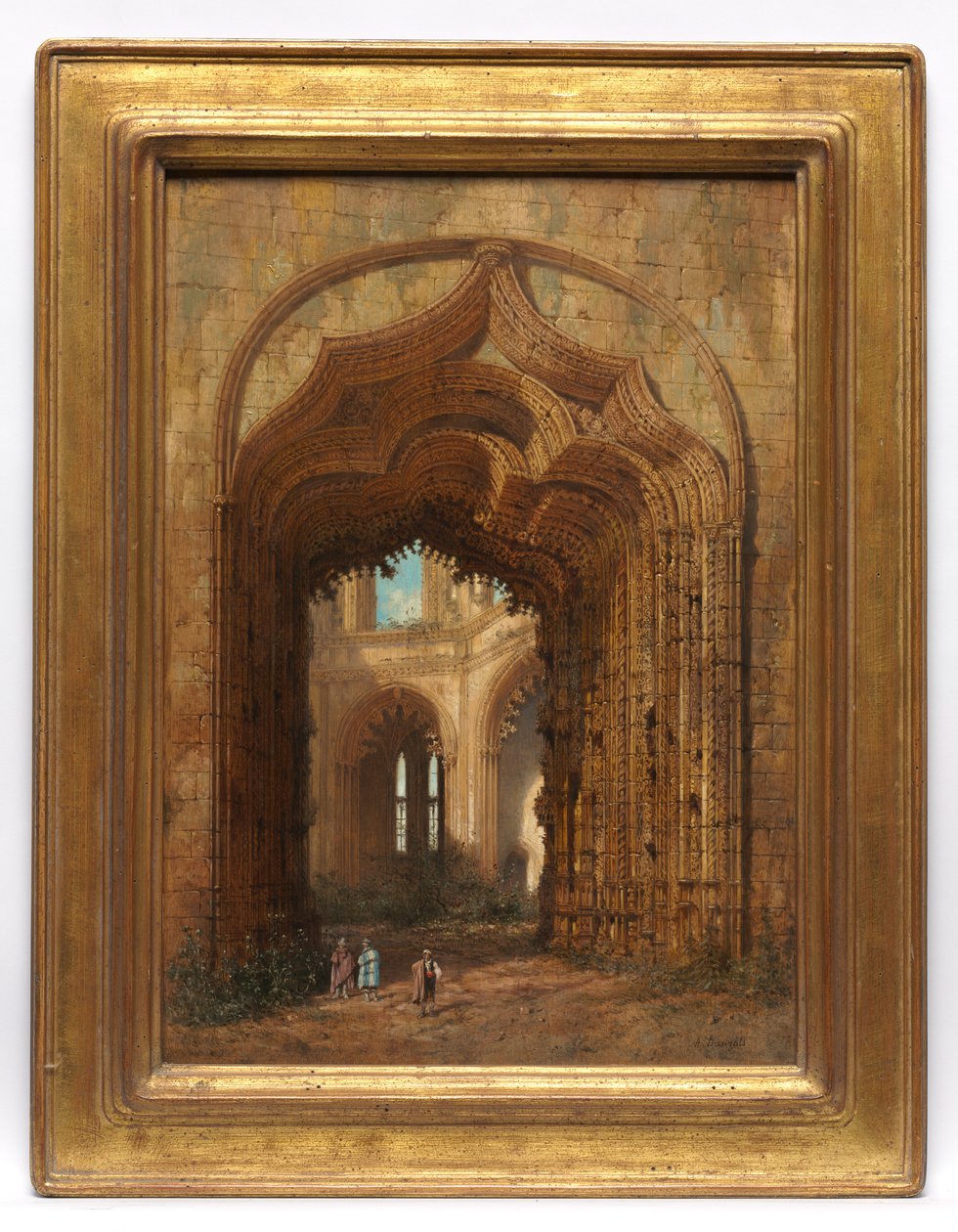 Église en ruines - Adrien Dauzats