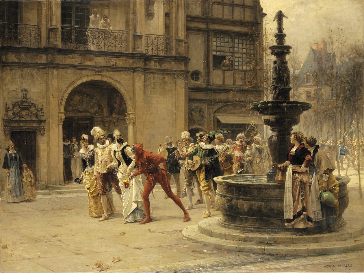 Le défilé du carnaval - Adrien Moreau