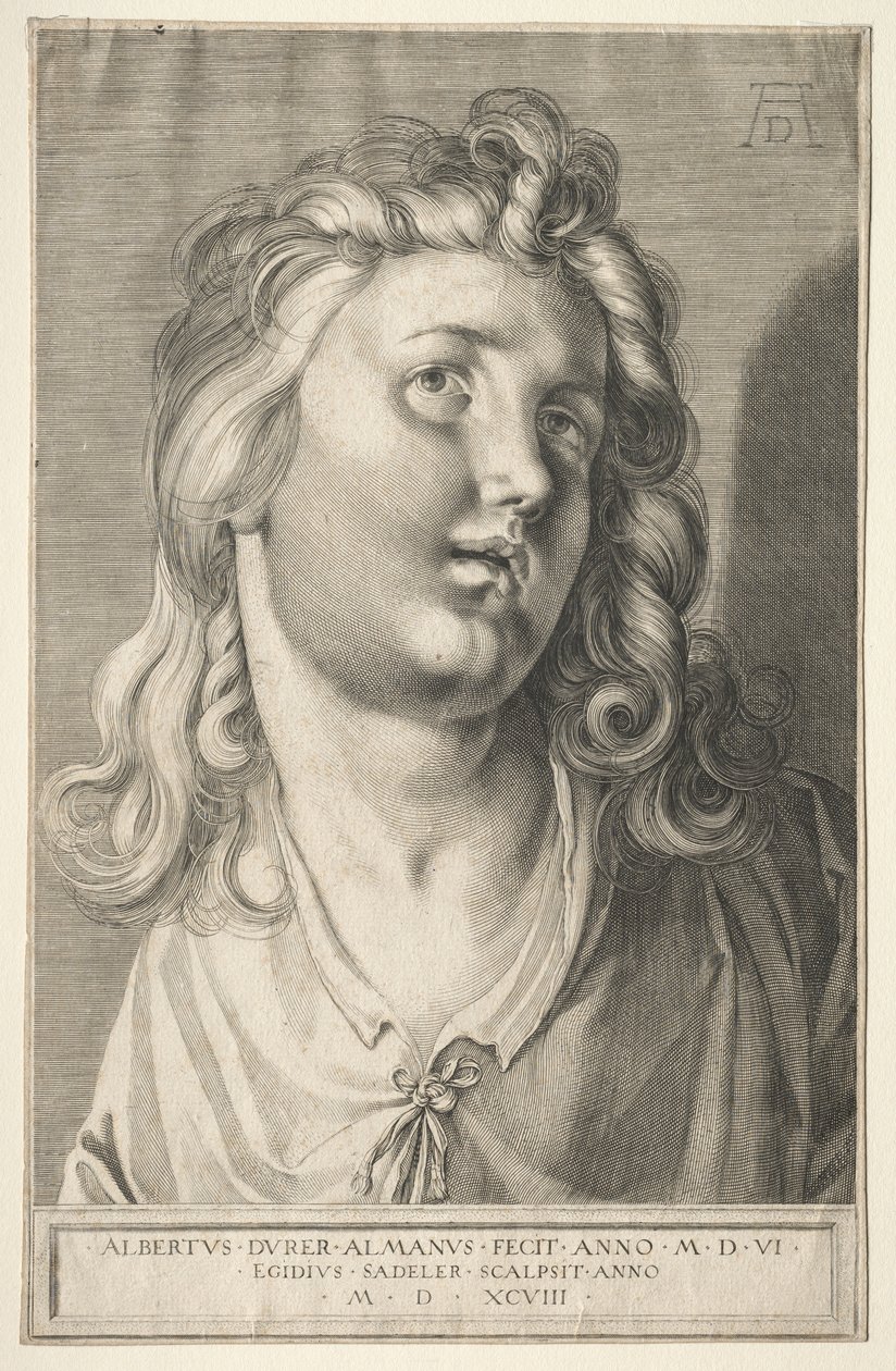 Tête de femme - Aegidius Sadeler