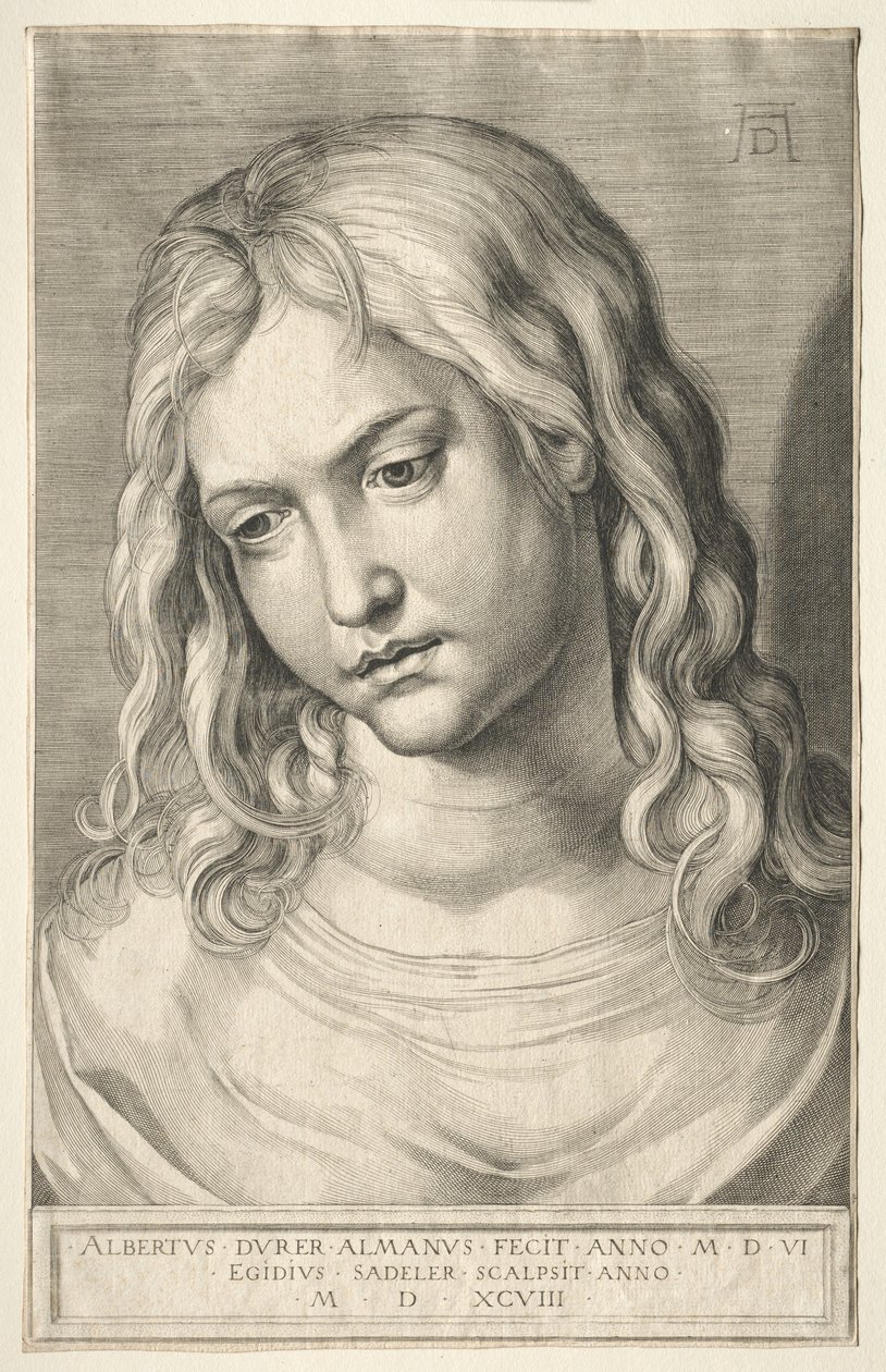 Tête de femme - Aegidius Sadeler or Saedeler