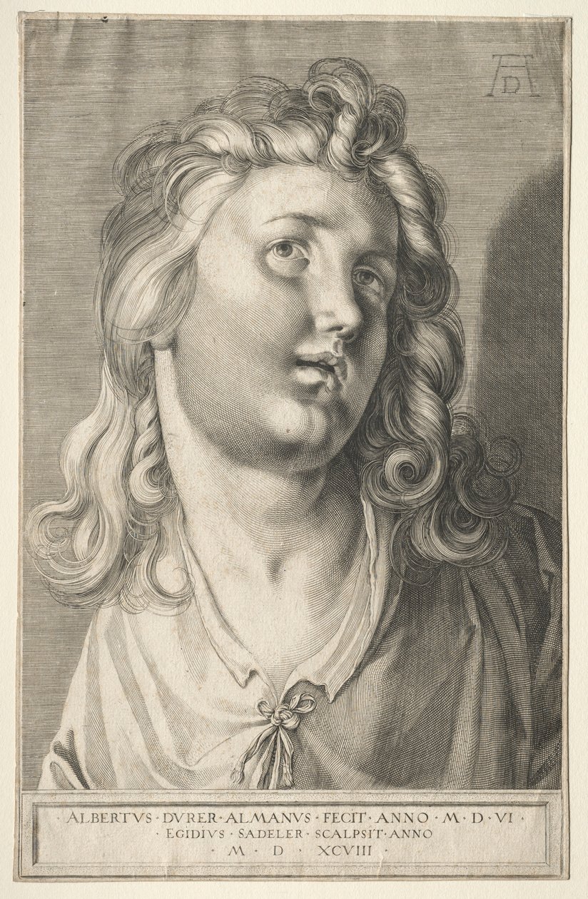 Tête de Femme - Aegidius Sadeler