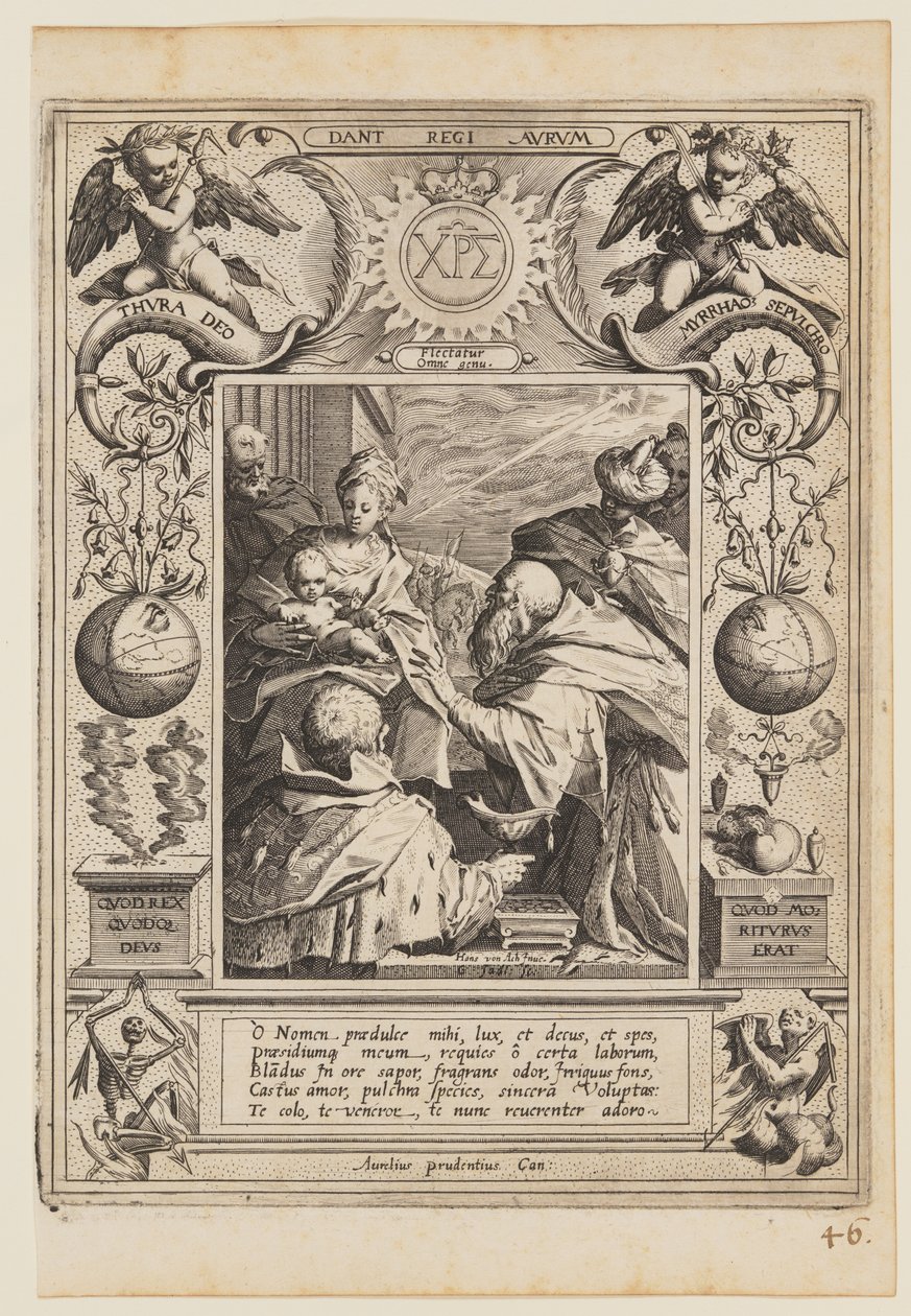 Adoration des Mages - Aegidius Sadeler II