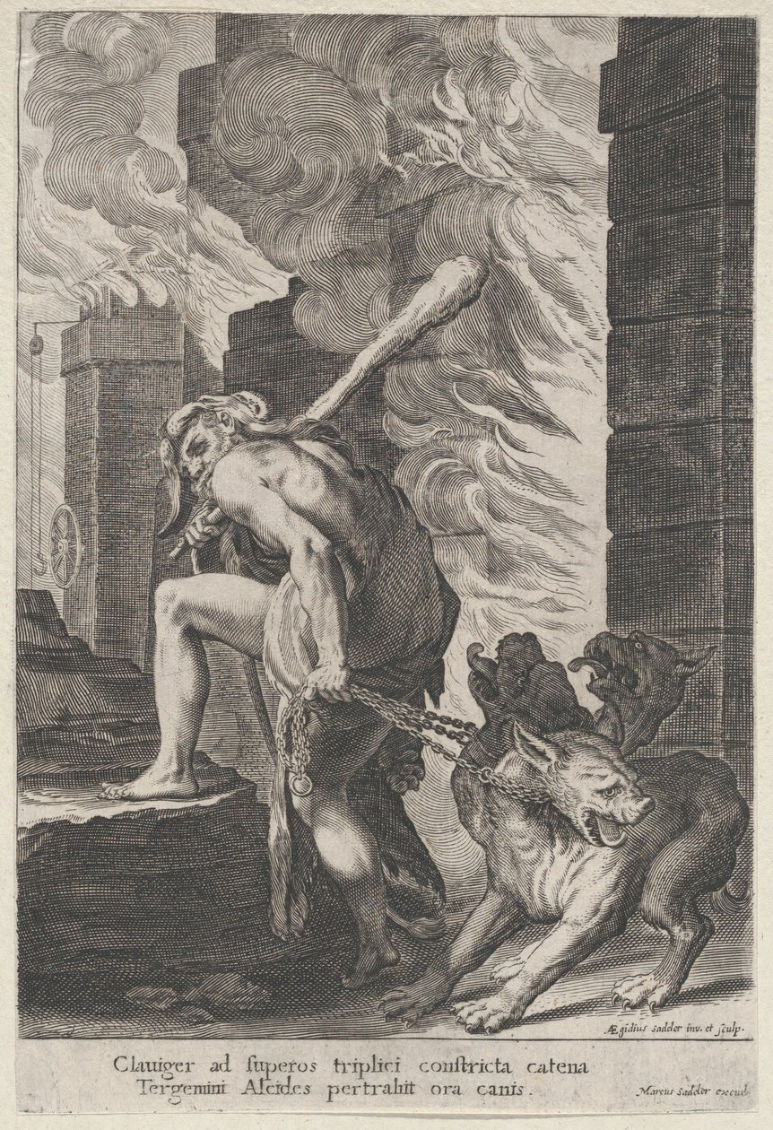 Hercule et Cerbère, 1586-1629 - Aegidius Sadeler II