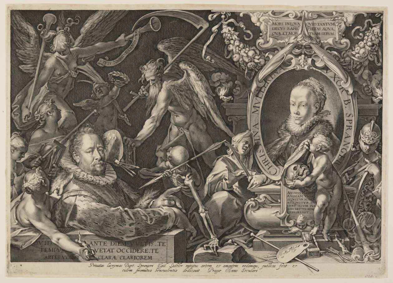 Spranger et sa femme - Aegidius Sadeler II