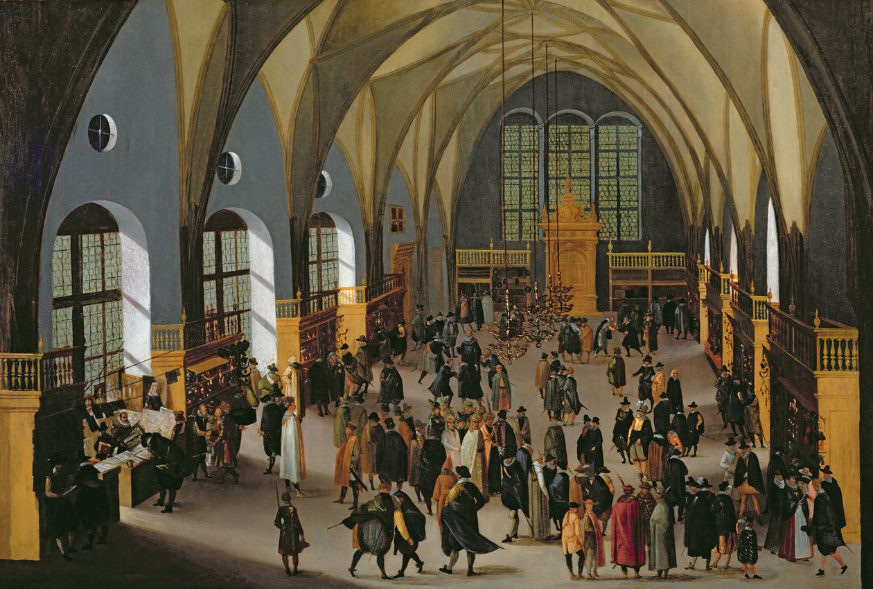 La Bourse de Prague - Aegidius Sadeler or Saedeler
