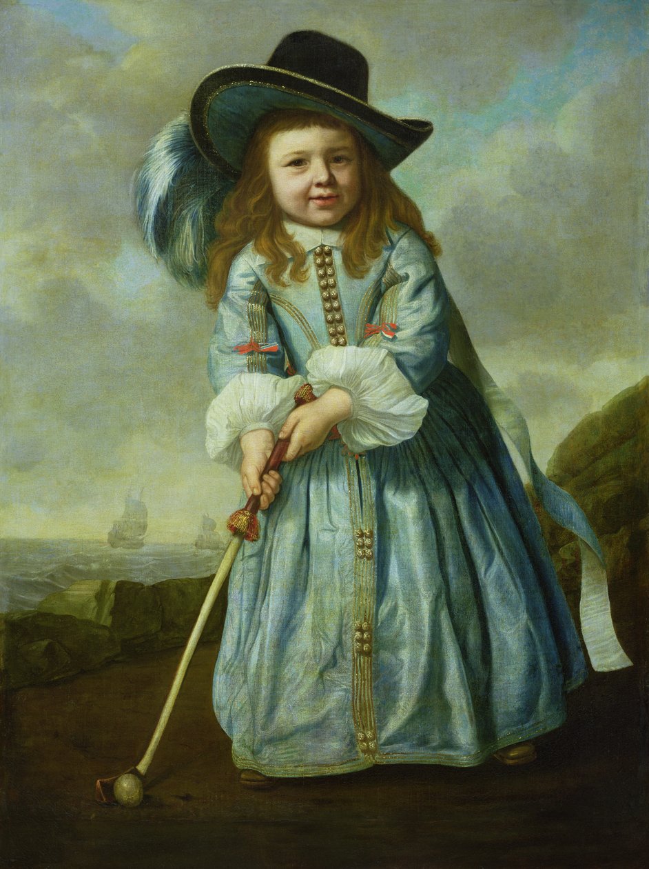 Enfant jouant au golf - Aelbert Cuyp