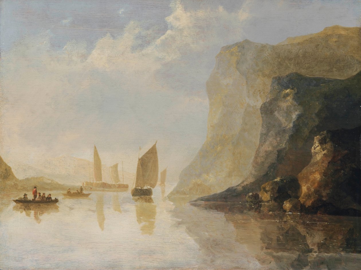 Paysage fluvial avec bateaux - Aelbert Cuyp