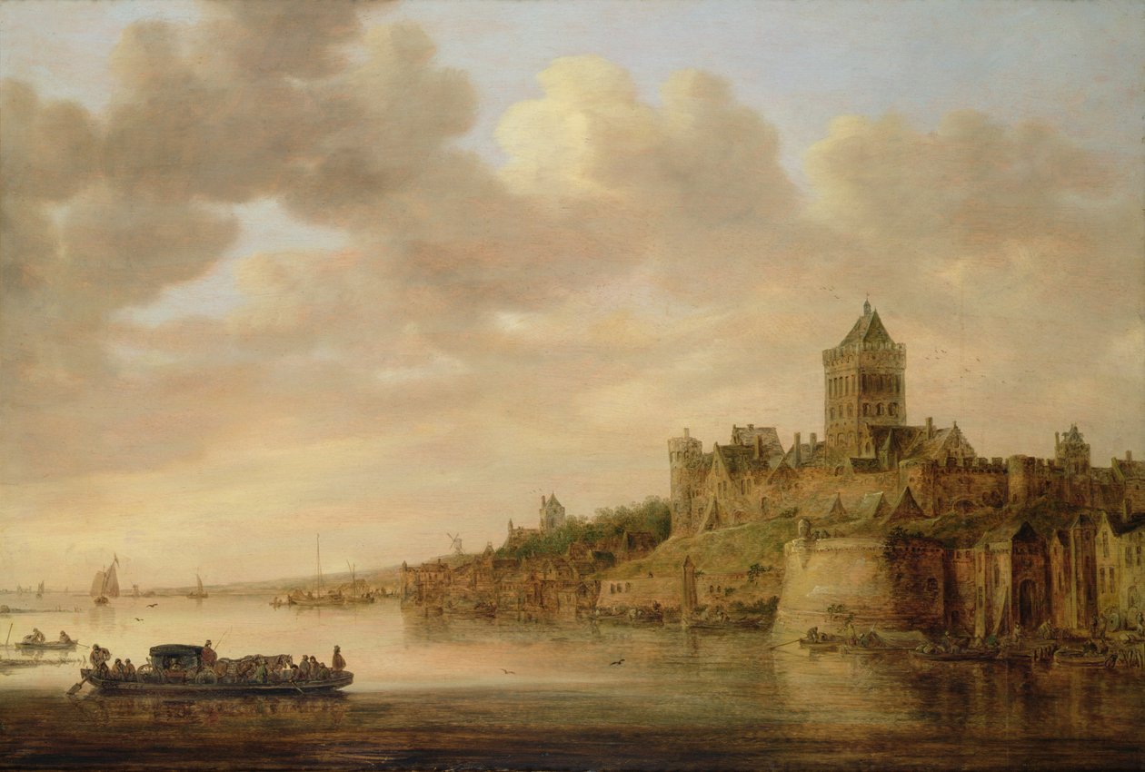 Le Valkhof à Nimègue, 1650 - Aelbert Cuyp