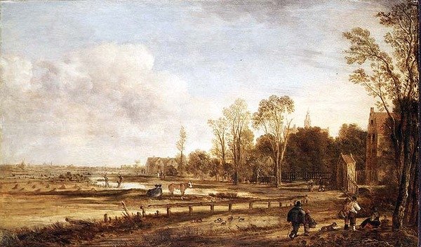 Paysage près de Haarlem - Aert van der Neer