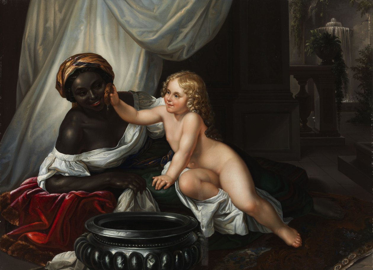 La lessive des Maures - After Carl Joseph Begas