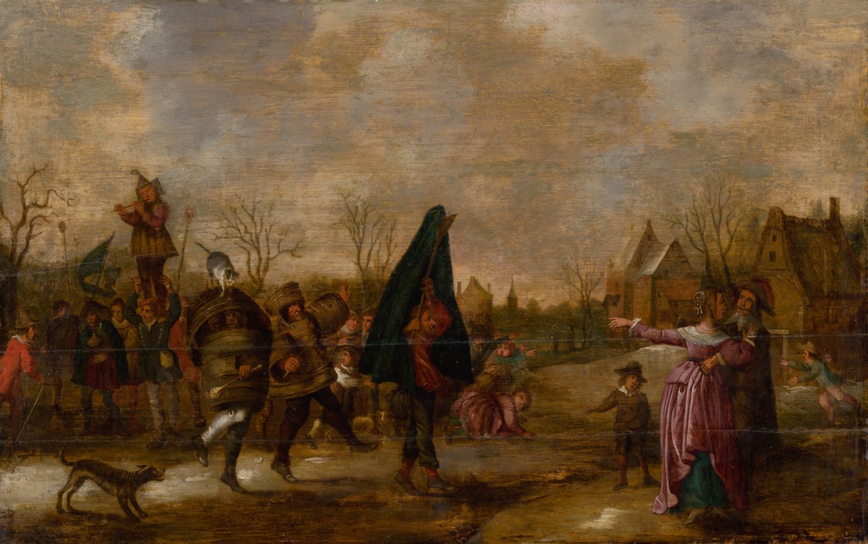 Procession de carnaval - After Adriaen van de Venne