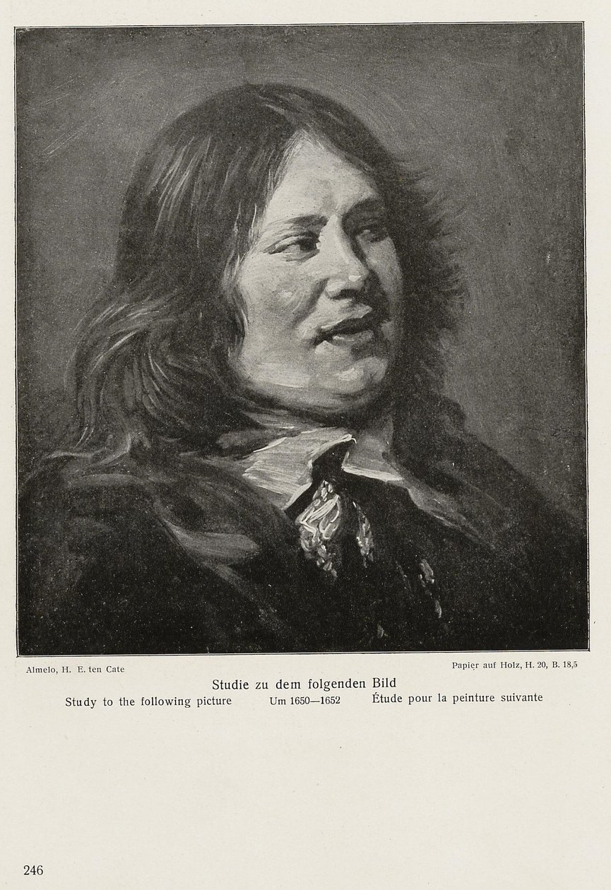 Esquisse du buste de Stephanus Gerardts - After Frans Hals