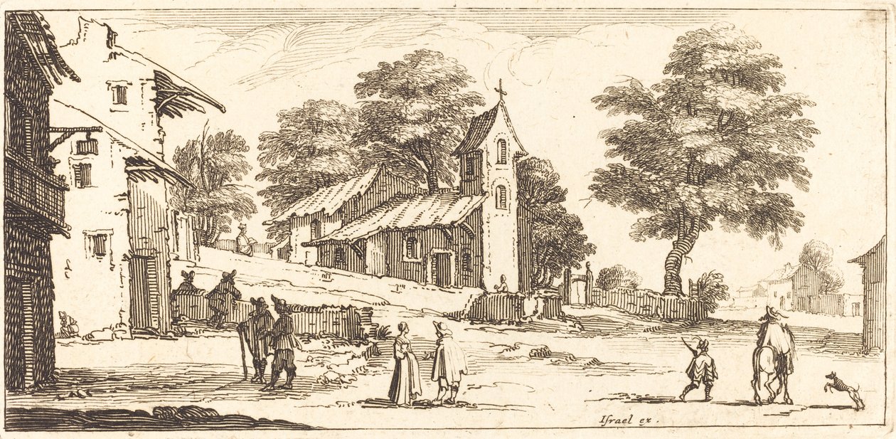 Une église - After Jacques Callot