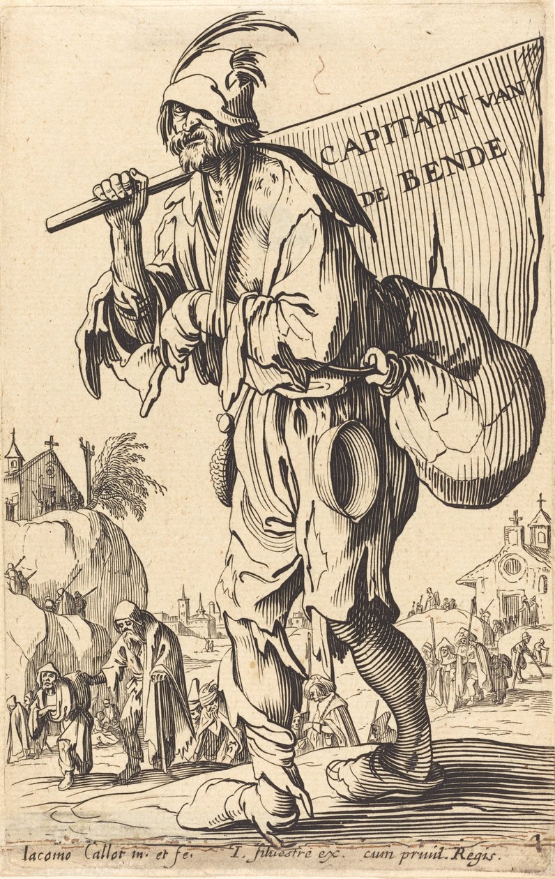 Capitaine des Barons - After Jacques Callot