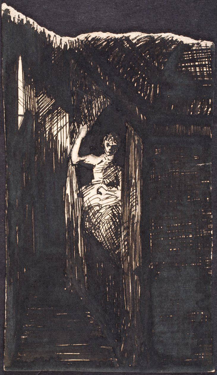 Femme dans une alcôve - Agnes Slott Møller