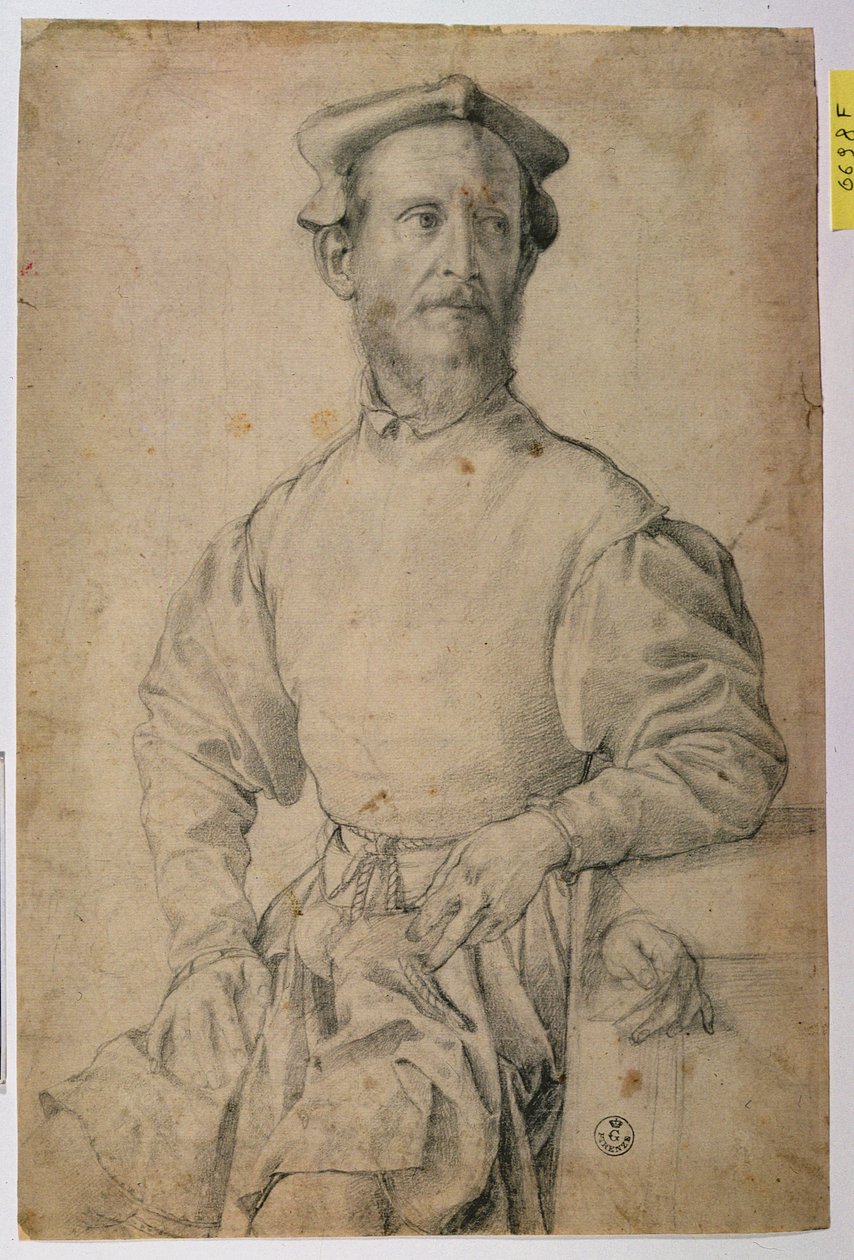 Portrait de Jacopo Pontormo - Agnolo Bronzino
