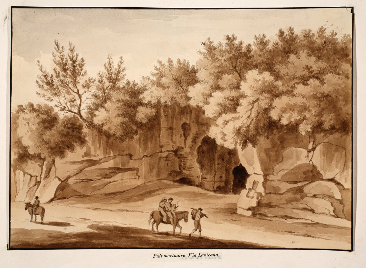 Chambre funéraire, Via Labicana, 1833 - Agostino Tofanelli