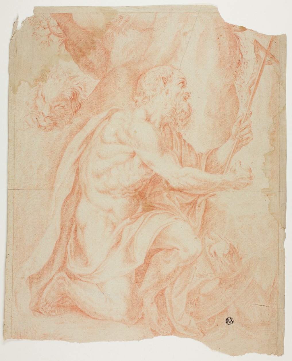 Saint Jérôme - Agostino Carracci