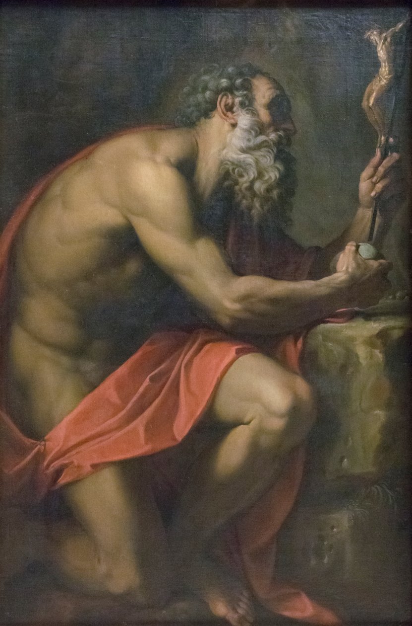 Saint Jérôme - Agostino Carracci