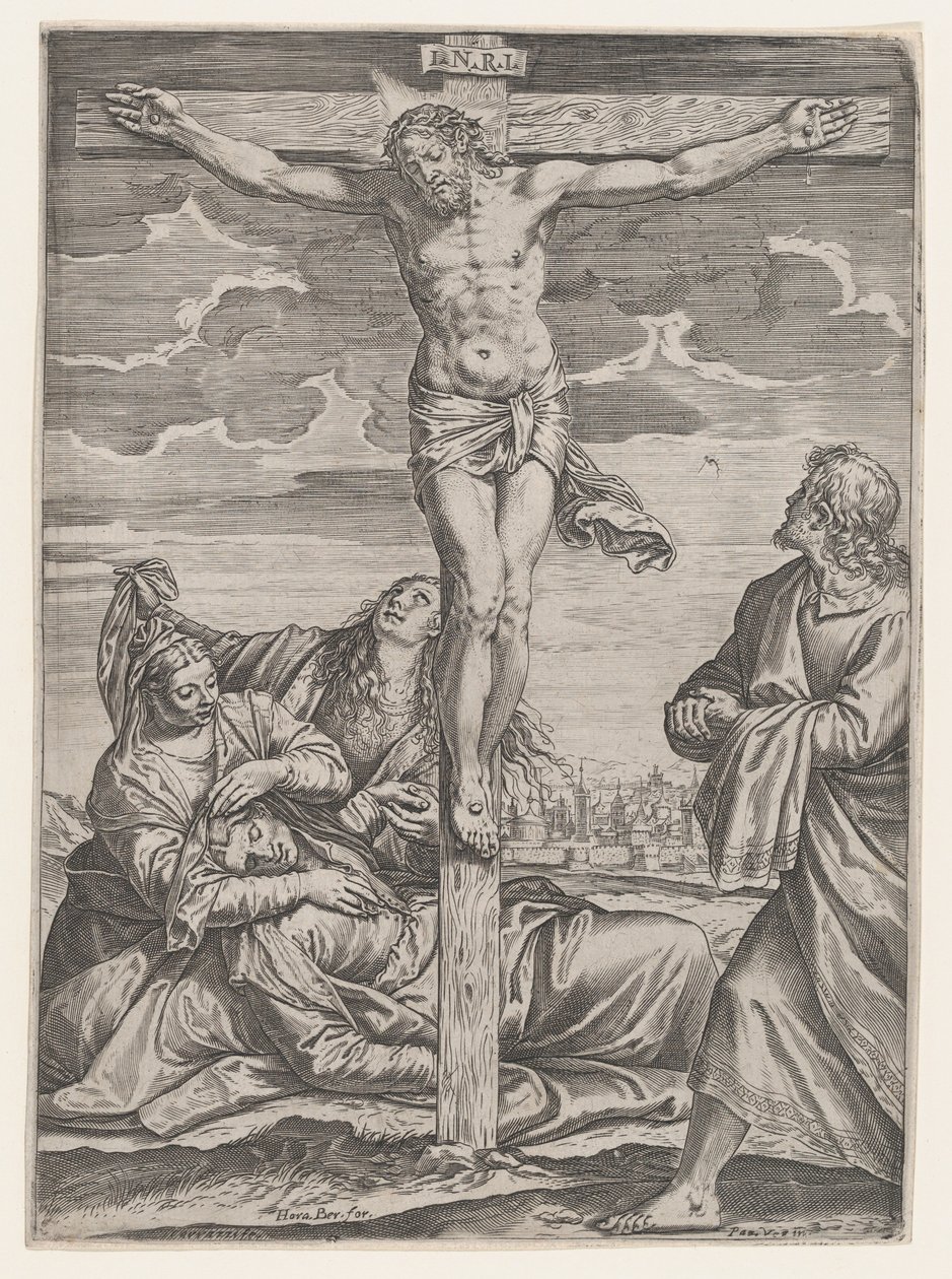 La Crucifixion, 1582 - Agostino Carracci