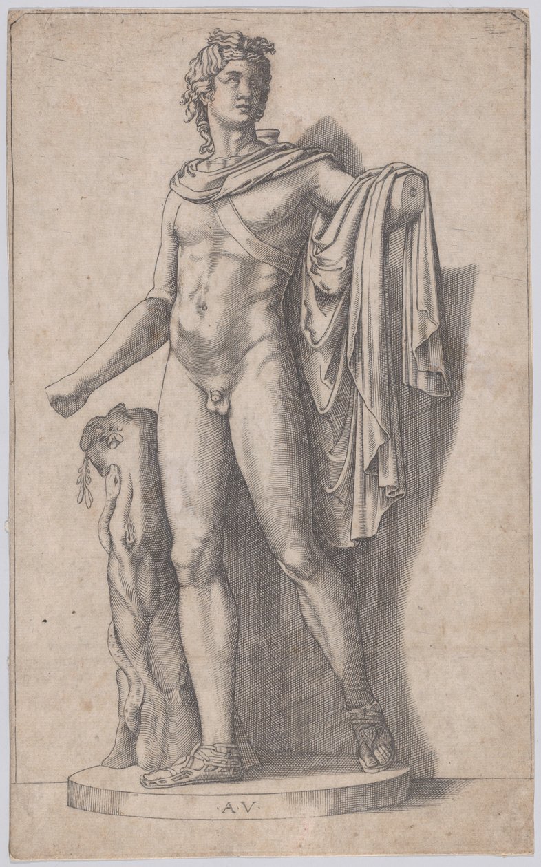 Apollon, vers 1514-1536 - Agostino Veneziano