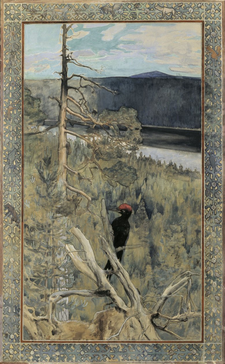 Grand pic noir - Akseli Gallen Kallela
