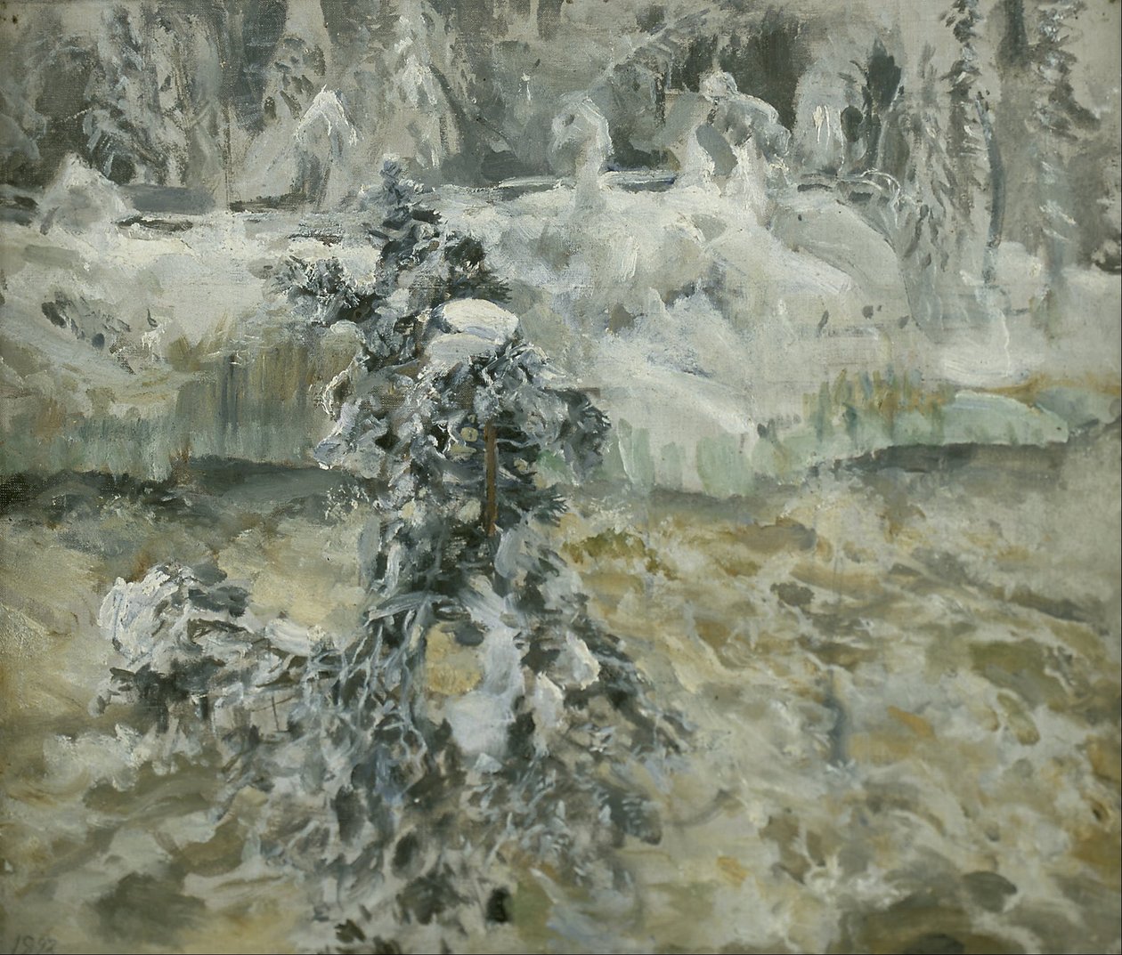Imatra en hiver - Akseli Gallen Kallela