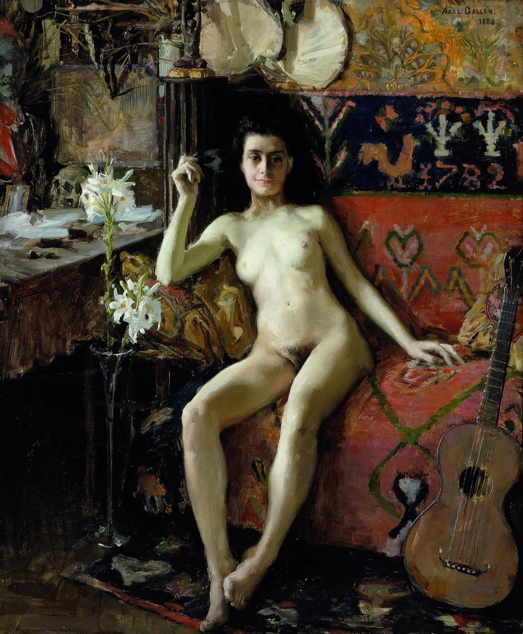 Démasquée, 1888 - Akseli Gallen Kallela