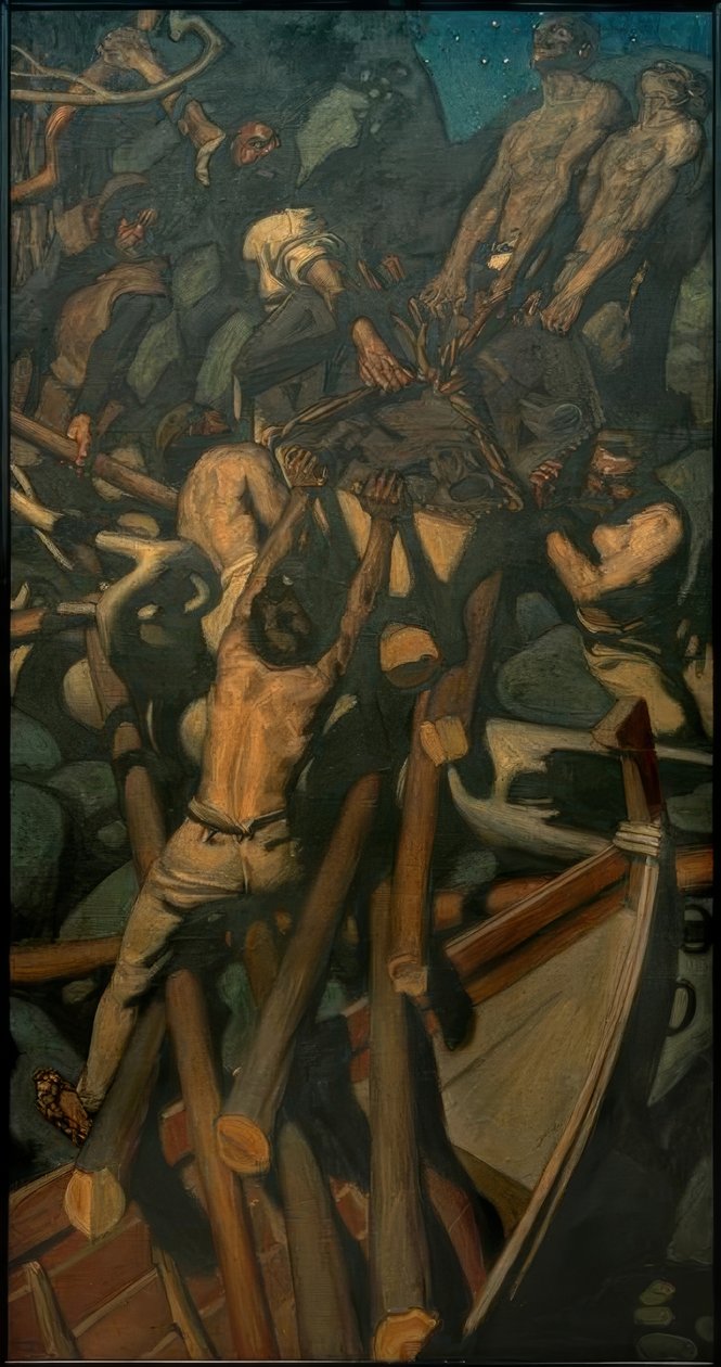 Le vol du Sampo - Akseli Valdemar Gallen Kallela